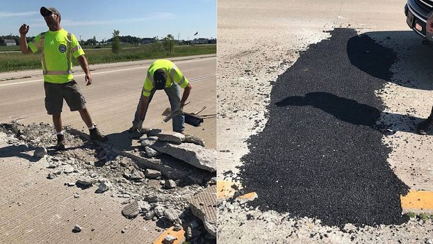 Intense Wisconsin Illinois Heat Wave Buckling Roads